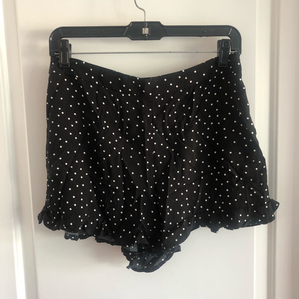 Polka Dot Ruffle Shorts